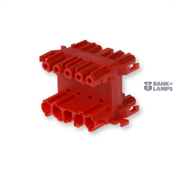 Distribution box 5-pole, red image 1