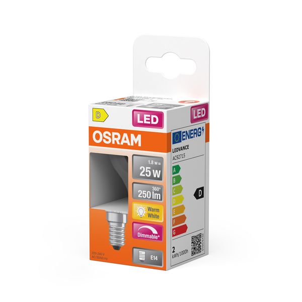 LEDSCLP25D 1,8W/827 230V FIL E14FS1OSRAM image 2