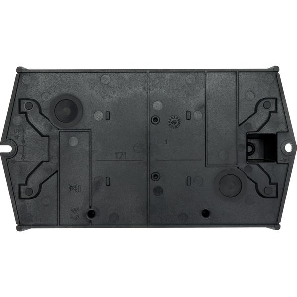 P1-25/I2/SVB/HI11 Main switch, P1, 25 A, surface mounting, 3 pole, 1 N/O, 1 N/C, Emergency switching off function, With red rotary handle and yellow locking ring, Locka image 19