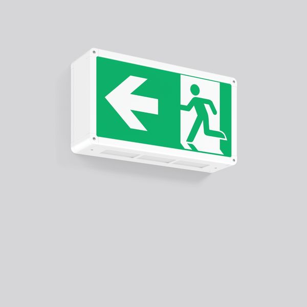 RECHTECK, 3,6 W, white, on/off Wall luminaires, L 362 B 90 H 192, CBS, image 1