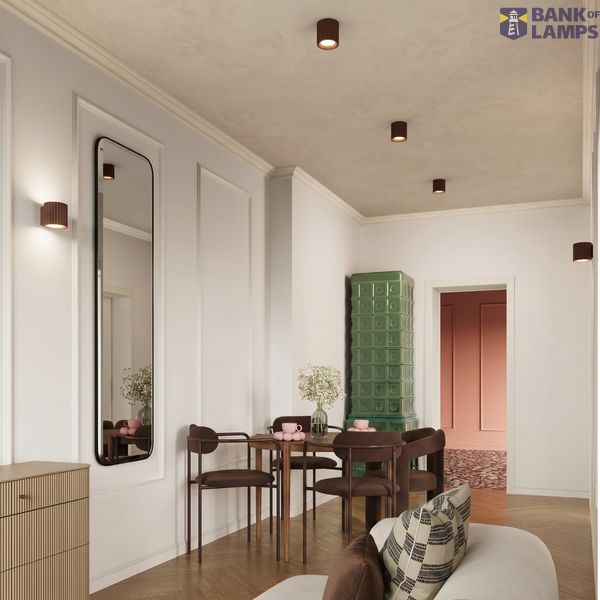 Ceiling lamp AURA 2 brown GU10 image 3