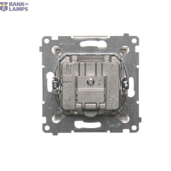 Key for a double roller blind for switches and electronic controllers, Bronze matt, metalic image 1