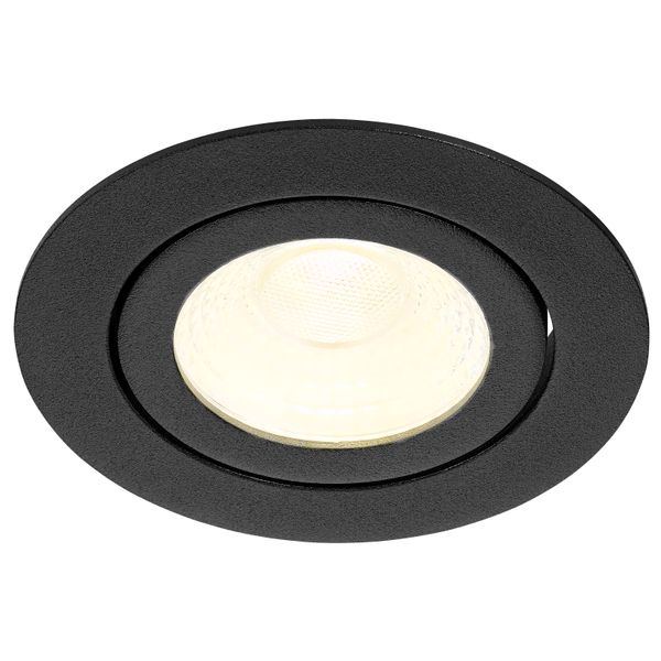 PUNTO LED 8W 760lm 830 36ø 230V  IP65/IP20 dimmable black image 1
