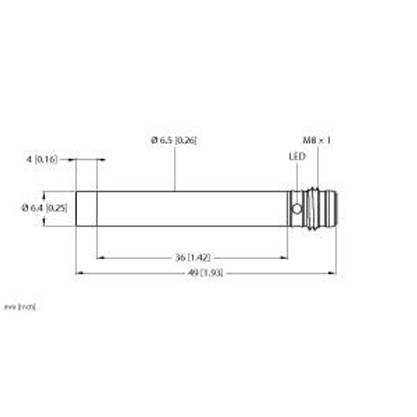 Inductive Sensor   NI3-EH6.5-AP6X-V1131 image 1
