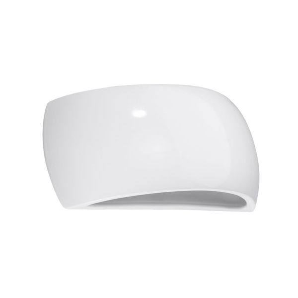 PONTIUS VARNISHED WALL LAMP WHITE GLOSS G9 1X40W IP20 image 1
