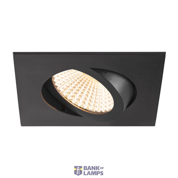 NEW TRIA® UNIVERSAL 68, recessed ceiling light, 2500/3000/4000K, 60°, IP 20, square, black image 1