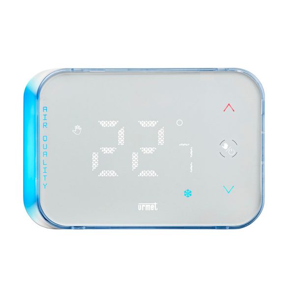 Wi-Fi CONNECTED CHRONOTERMOSTAT WITH AIR QUALITY MONITORING, WITH INTERNAL DRY CONTACT image 1