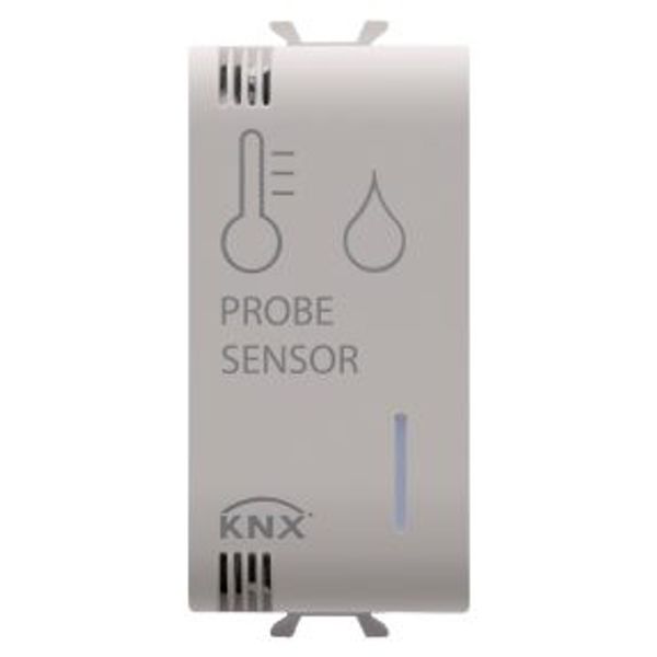 KNX/EASY TEMPERATURE/HUMIDITY SENSOR - 1 MODULE - NATURAL BEIGE - CHORUS image 1