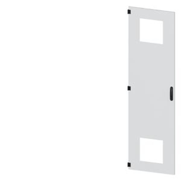 SIVACON, door, left, with cutout for filter fan, with ventilation openings image 1