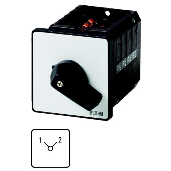 T5-4-8223/E Changeoverswitches, T5, 100 A, flush mounting, 4 contact unit(s), Contacts: 8, 90 °, maintained, Without 0 (Off) position, 1-2, Design number 8223 image 1