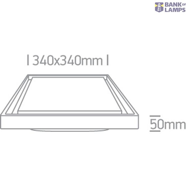 WHITE PLAFO 30W WW IP54 230V image 5