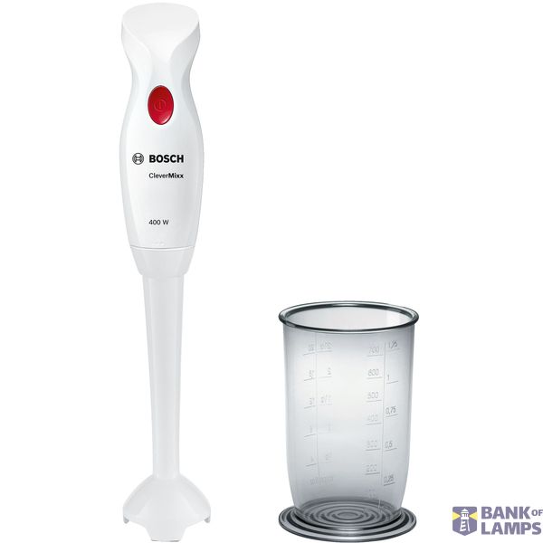 Bosch | Blender | CleverMixx MSM14100 | Hand Blender | 400 W | Number of speeds 1 | White image 1