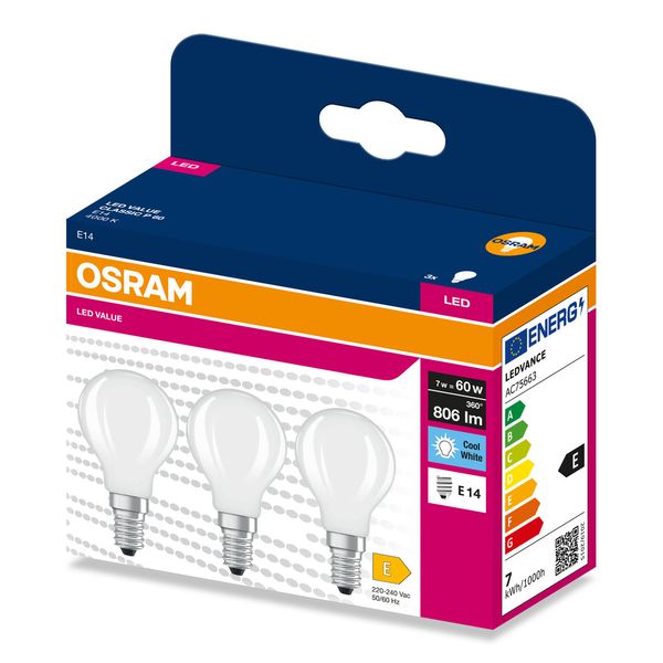 VALCLP60 7W/840 230VGLFR E14 FS3 OSRAM image 2