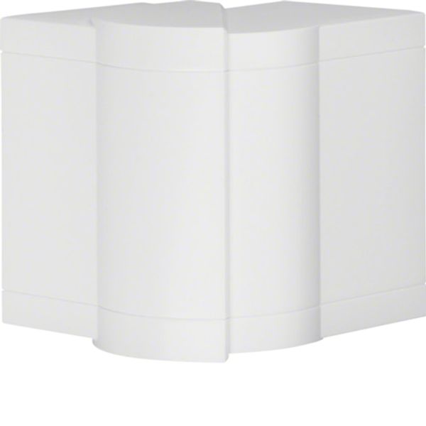 External corner adjustable for BRS 68x100mm lid 80mm halogen free in pure white image 1