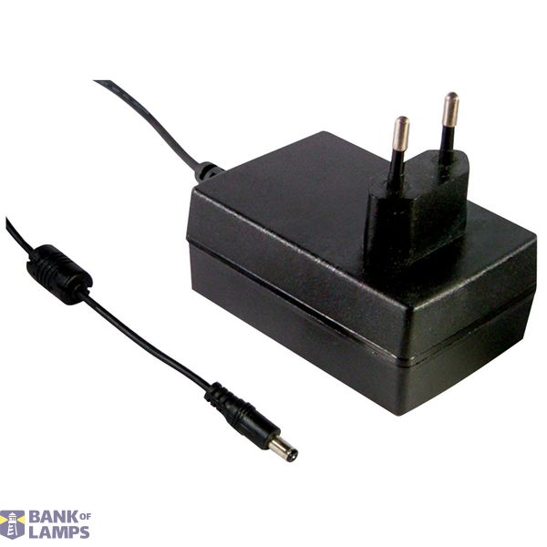 GSM36E09-P1J Plug-in switching power supply, 36W, 9V, 4A medical,, MEAN WELL image 1