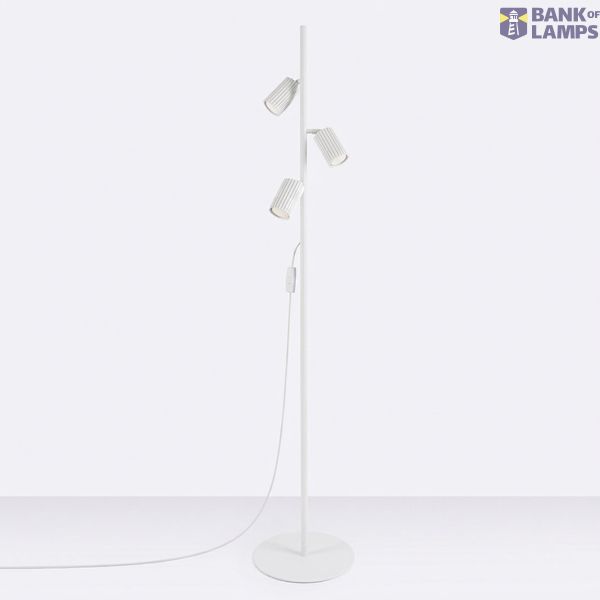 Floor lamp KARBON 3 white image 6