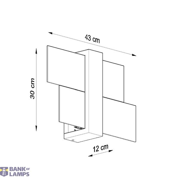 WALL LAMP PHENIX 1 WHITE E27 1X60W IP20 image 10