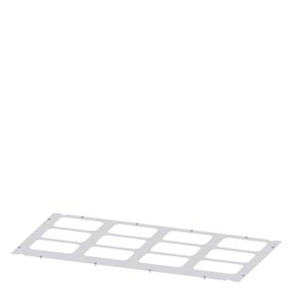 Floor plate for module inserts IP30, D: 600mm W: 1100mm image 1