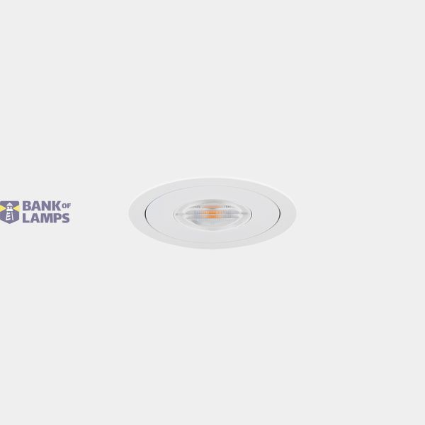 Downlight Sia Lens Batwing Trim 17.7W LED warm-white 3000K CRI 80 62º DALI-2 White/white IP54 1886lm image 1