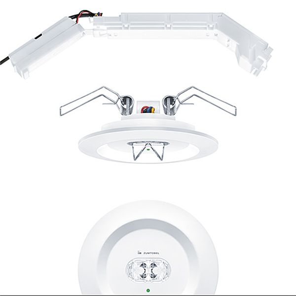 RESCLITE PRO MRCR ESC E1D WH - Safety luminaire image 1