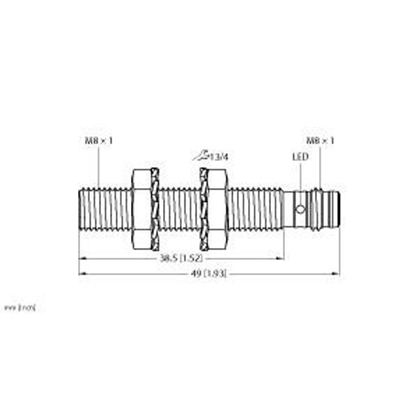 Inductive Sensor   BI1.5-EG08-AN6X-V1131 image 1