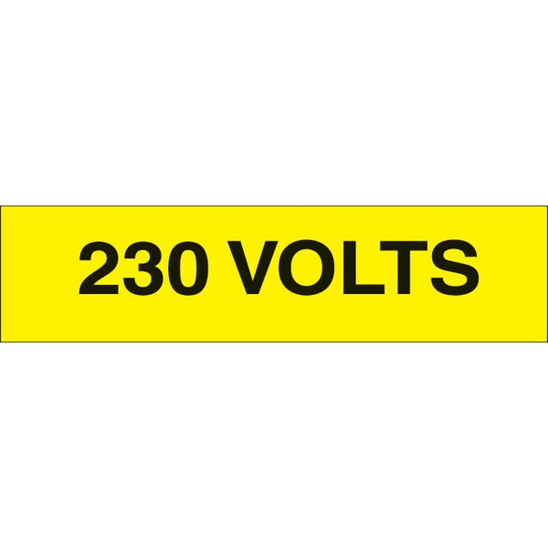Adhesive label - Dimensions: 250 x 60 mm image 1