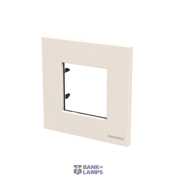 Frame 1-gang / 2-modules - IP44 - White image 2