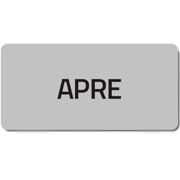 Adhesive label "APRE" image 1