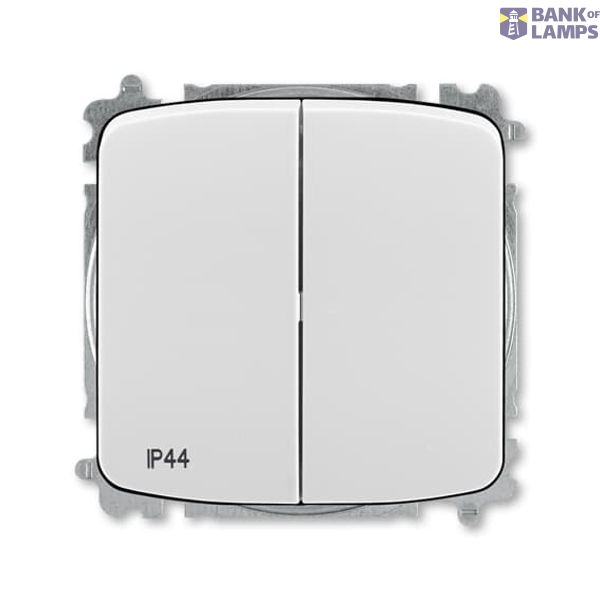 3559A-A52940 S Mechanical Controls 2 gang(s), Rocker lever Two-way switch grey - Tango image 1
