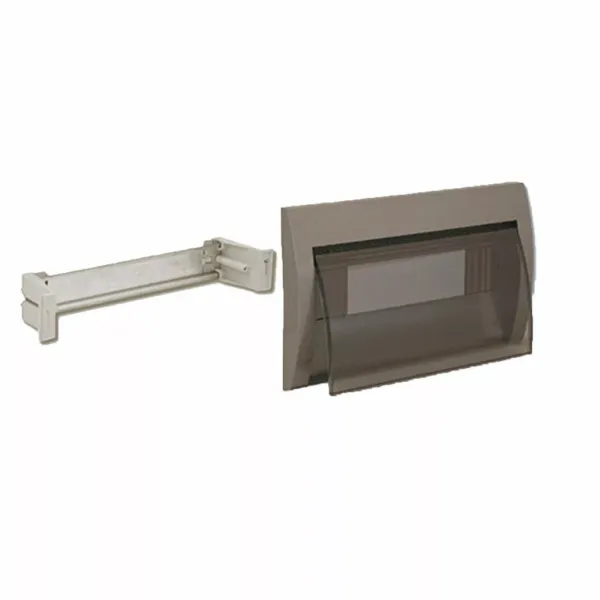 Metallic grey cover with tinted flap for BL07P box - 12  modules image 1