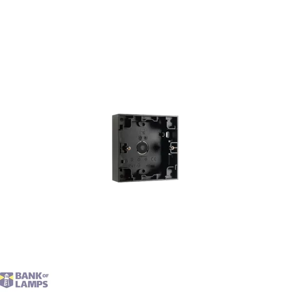 WALL BOX 1X 23MM BLACK 6-PACK image 1