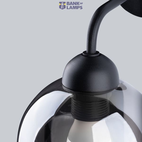 WALL LAMP ALINO 1 BLACK E27 1X60 IP20 image 4