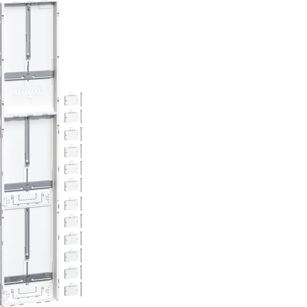 univers N-SD 1250x250mm plate for 3 electricity meters 3F, vertical, low image 1