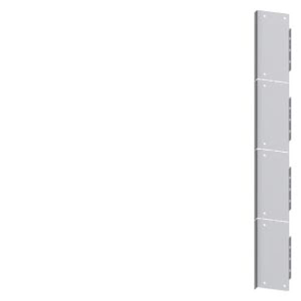 ALPHA 630 partition vertical H=1800 mm W=250 mm, D=250/320 mm sheet steel image 1