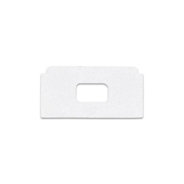 End cap for PG2 with hole, white, 1pc image 1