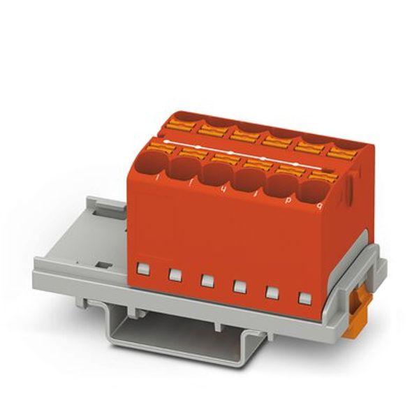 PTFIX 12X4-NS35 RD - Distribution block image 3