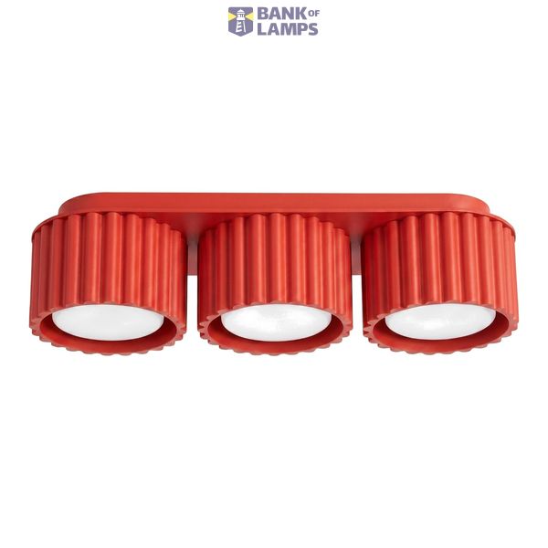 Ceiling lamp AURA 3 red Gx53 image 2