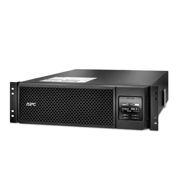 APC Smart-UPS On-Line, 5.4kVA, Rackmount 3U, 208V, 2x L6-20R+2x L6-30R NEMA outlets, Network Card+SmartSlot, Extended runtime, W/ rail kit [TAA] image 1