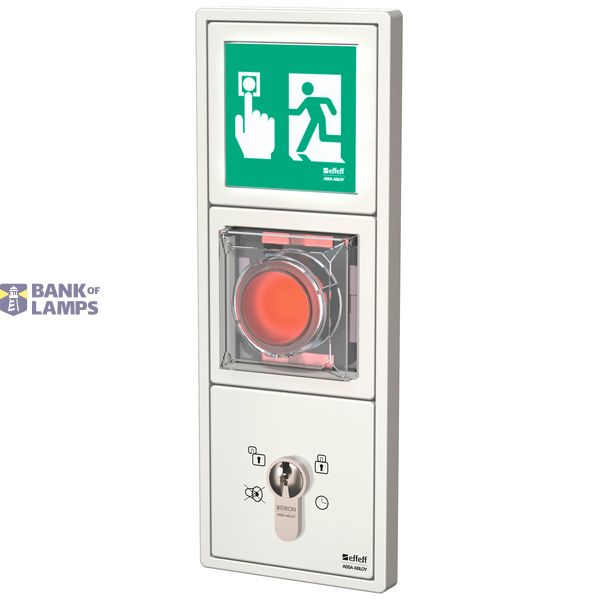 FT-UP TÜRTERMINAL UP 1384-11 OFFLINE O.ANZ.JUNG LS990 WEISS BELEUCHTET image 1