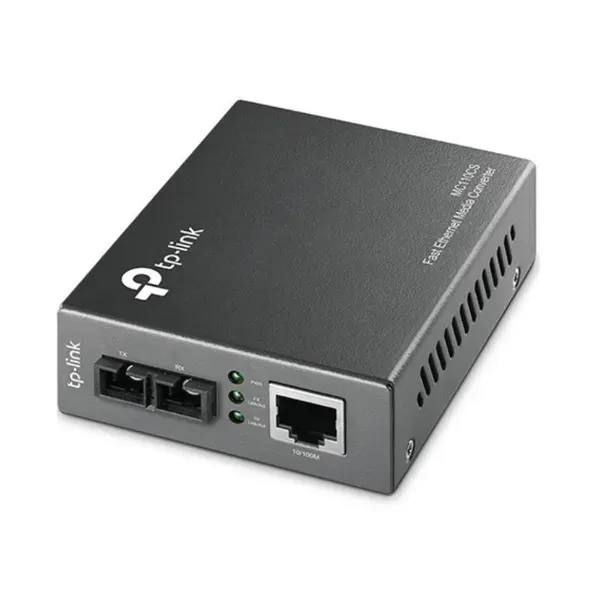 TP-LINK – MC110CS – Single-Mode Transceiver, 10/100 Mbps, 2x SC image 1