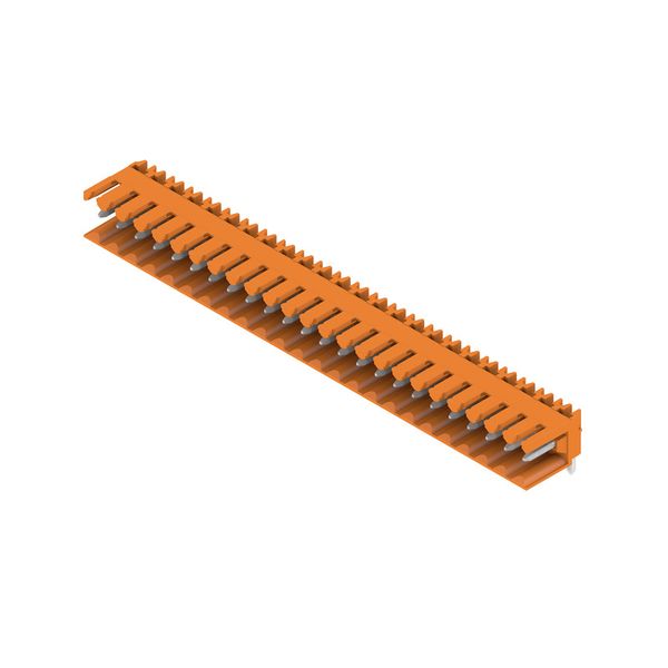 PCB plug-in connector, male header, open side, THT solder connection, 3.50 mm, Number of poles: 24, 90°, Solder pin length (l): 3.2 mm, tinned, orange, Box image 2