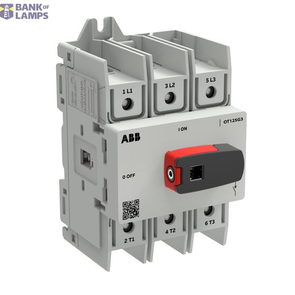 OT125G3-3BS/32 SWITCH-DISCONNECTOR 3P, 125A image 1