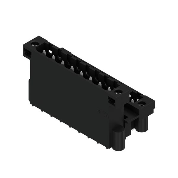 PCB plug-in connector, male header, Flange, THT/THR solder connection, 5.00 mm, Number of poles: 16, 180°, Solder pin length (l): 3.2 mm, tinned, black, Box image 2
