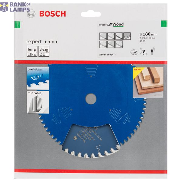 Circular saw blade Expert for Wood 180 x 30 x 2,6 mm, 48 image 2