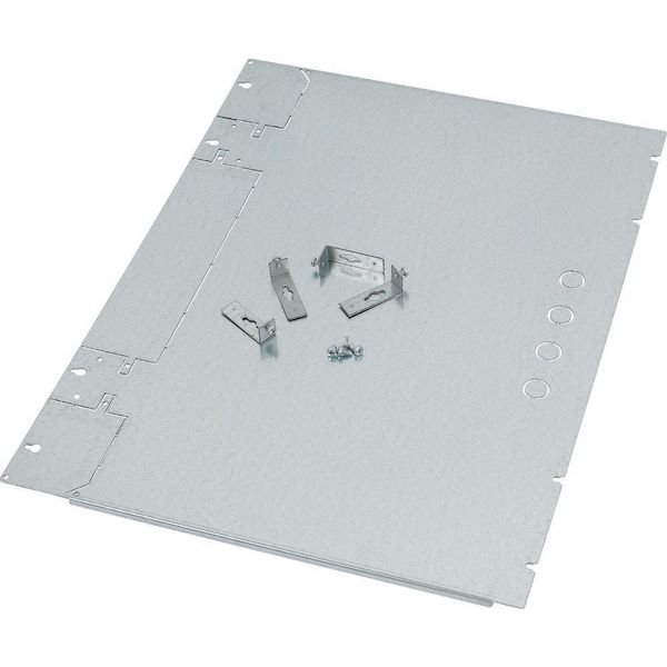 XPBMB0506 Partition, circuit breaker, IZM26, switchgear area/busbar area, HxW=500x600mm image 5