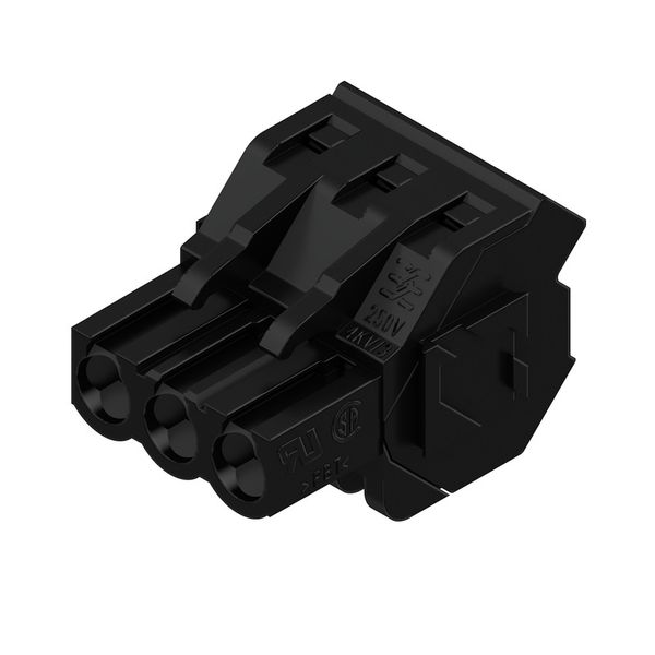 PCB plug-in connector, female plug, 5.08 mm, Number of poles: 3, 225°, Clamping yoke connection, Clamping range, max. : 4 mm², Box image 2