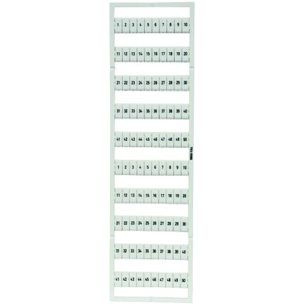 Labelling system for DEHNconnect SD2 2x No. 1-50 horizontally printed image 1