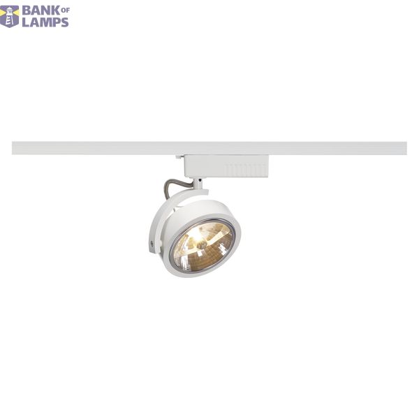 KALU TRACK QRB111 SPOT, white, max. 50W, incl. 1-circuit adapter image 1