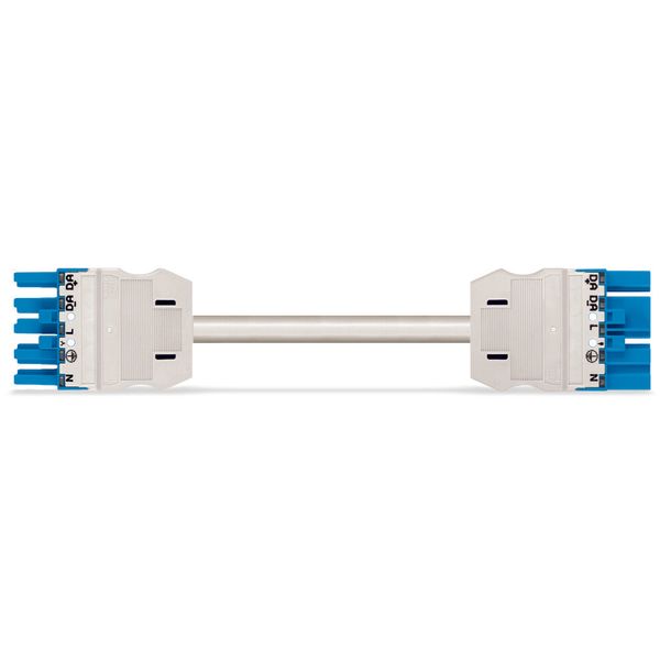 pre-assembled interconnecting cable;Eca;Socket/plug;blue image 2