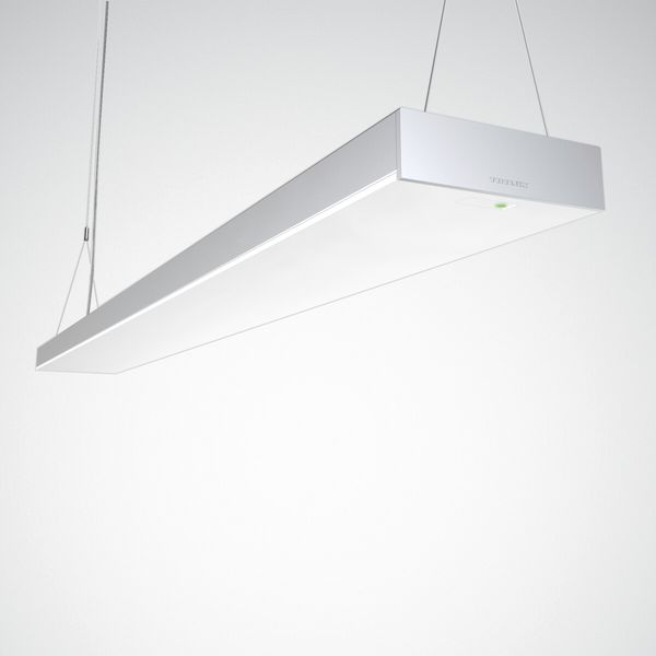 Suspended luminaires Opendo H Lens Aluminium ETDD 46W 5300lm Emergency light Wide reduced glare UGR19 (W19) IK03 3 SDCM image 1